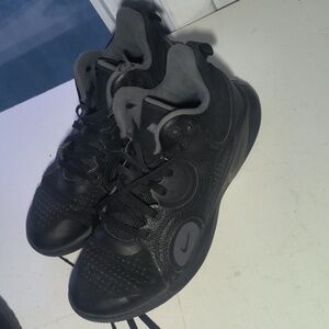 Nike Mens Fly By Mid 2 High Top Basketball Shoes Lace-Up CU3501-004 Black 7.5